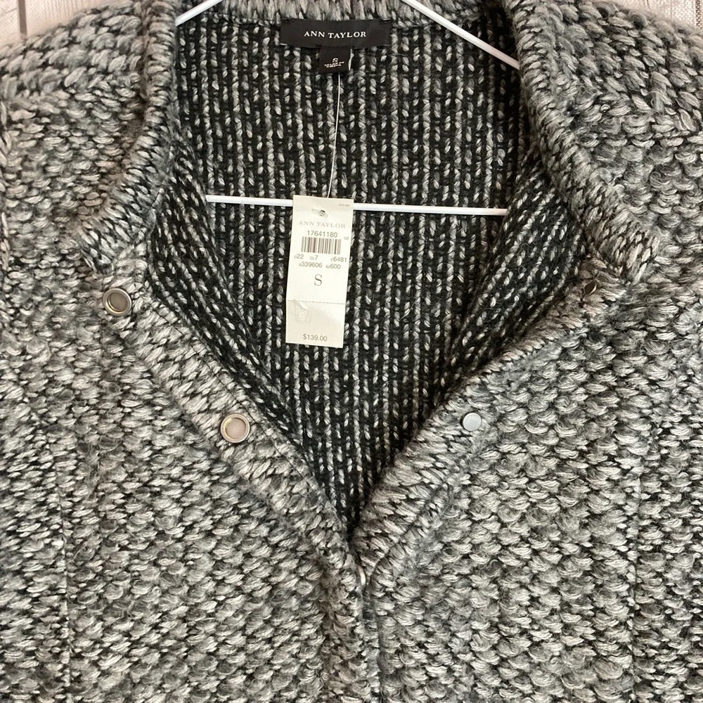 NWT Ann Taylor Sweater Jacket Blazer